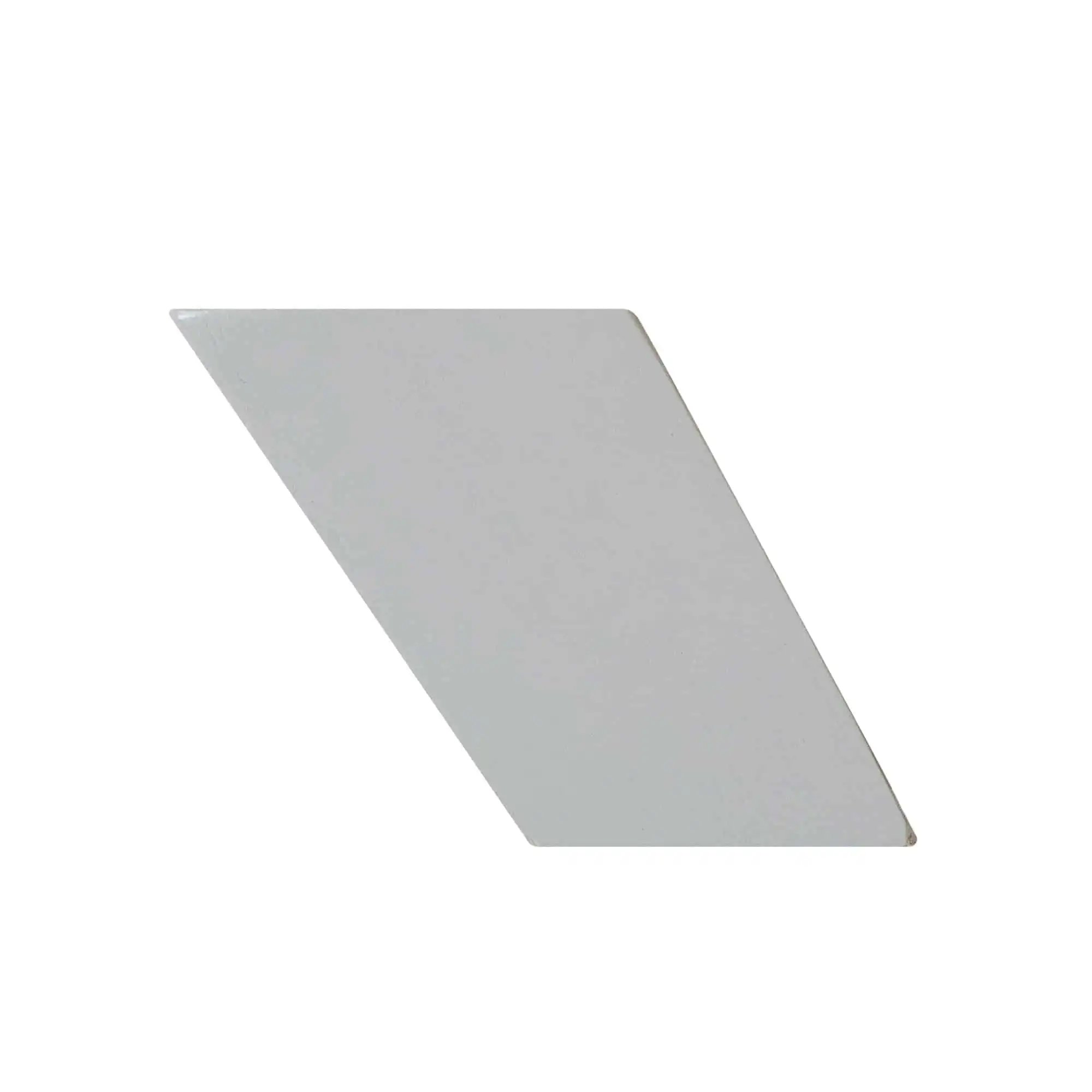 Flat, rectangular Deluxe Smoke Gray panel angled as a parallelogram on a white background.