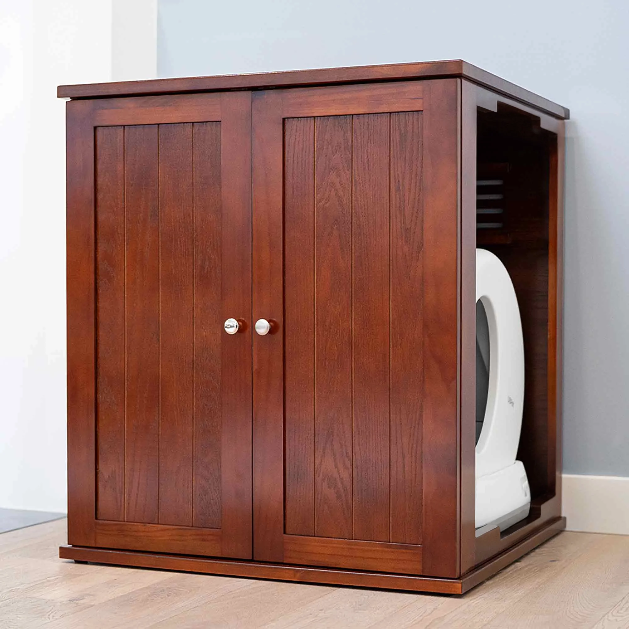 Refined Self Cleaning Litter Box - Mahogany Cottage