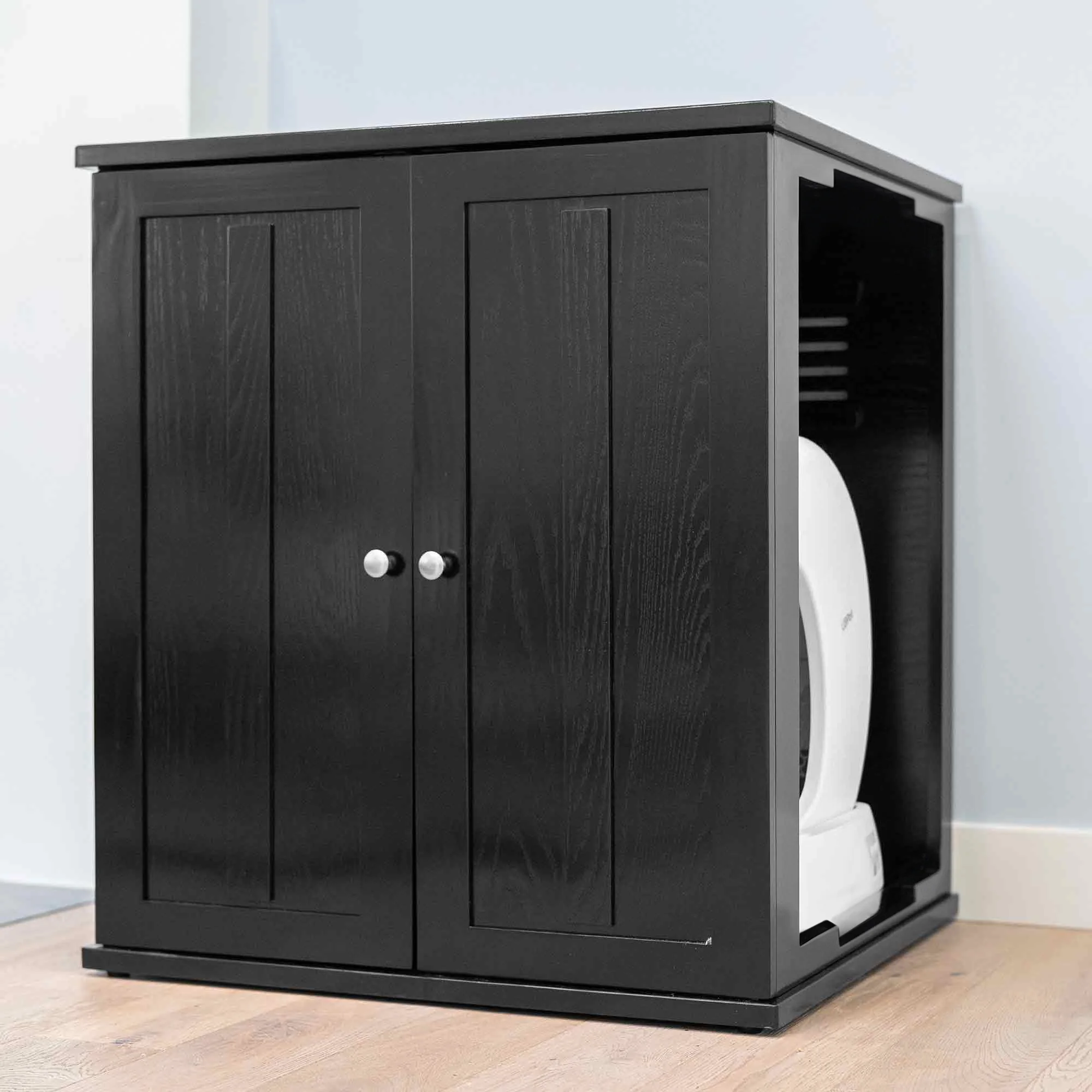 Refined Self Cleaning Litter Box - Espresso Shaker